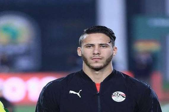 رمضان صبحي لاعب النادي الأهلي ومنتخب مصر الأوليمبي
